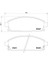 Nissan X-Trail Ön Fren Balata (2001-2007) 2.0 CM00304 2
