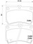 Kia Rio Ön Fren Balata (1999-2005) 1.5, 1.3 CM00239 2