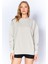Eskitme/soluk Efektli Basic Kalıp L Örme Sweatshirt | Taş| EK100278852-8852 2