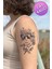1 Ay Kalıcı Dövme Gerçek Dövme Görünümlü Kedi Dövmesi Tattoo 1
