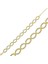 925 Ayar Gümüş Gold Oval Taşlı Bileklik 2
