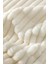 Merinos Modern Line 2 Parça Tek Kişilik Battaniye Seti - Ekru 3