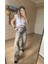Bej Eskitmeli Dikiş Detaylı Baggy Jean 4