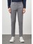 Erkek Gri Chino Slim Fit Pantolon 3