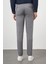 Erkek Gri Chino Slim Fit Pantolon 5