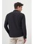 Erkek Siyah Trend Slim Fit Italyan Yaka Gömlek 5