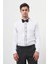 Erkek Siyah Biyeli Slim Fit Ata Yaka Gömlek 1