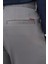 Erkek Gri Chino Slim Fit Pantolon 4
