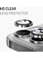 iPhone 16 Pro Max / 16 Pro ile Uyumlu Kamera Koruma Lens Koruyucu Cam Uygulama Aparatlı 3