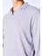 Gri Oversize V Yaka Akrilik Yumuşak Dokulu Erkek Sweatshirt | EE1000229957 4