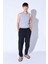 Siyah Beli Lastikli Baggy Kalıp Rahat Kesim Örme Dokulu Pantalon Jogger | EE1000619928 1