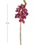 Yapay Orkide Gerçek Dokulu Bordo 75 Cm. 3