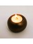 Kare Altlık ve Yuvarlak Tealight Mumluk Silikon Kalıp K-1366, Kokulu Taş Alçı Polyester Beton Kalıbı 5