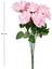 Yapay Gül Buketi 7 Çiçekli Açık Pembe 42 Cm. 3