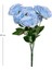 Yapay Gül Buketi 7 Çiçekli Mavi 42 Cm. 3