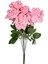 Yapay Gül Buketi 7 Çiçekli Pembe 42 Cm. 1