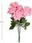 Yapay Gül Buketi 7 Çiçekli Pembe 42 Cm. 3