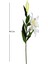 Yapay Çiçek Lilyum Beyaz-Sarı 90 Cm. 3