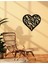 - Tree Love Metal Tablo, Duvar Dekoru - Sevgi, Sevgili, Aşk Temalı Hediyelik Tablo - 52 x 49 - cm -Siyah - Doğum Günü - Sevgililer Günü - Anneler Günü -LOVE-070 1