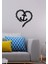 - Love Anchor Metal Tablo, Duvar Dekoru - Sevgi, Sevgili, Aşk Temalı Hediyelik Tablo - 50 x 41 - cm -Siyah - Doğum Günü - Sevgililer Günü - Anneler Günü -LOVE-045 4
