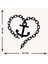- Love Anchor Metal Tablo, Duvar Dekoru - Sevgi, Sevgili, Aşk Temalı Hediyelik Tablo - 50 x 41 - cm -Siyah - Doğum Günü - Sevgililer Günü - Anneler Günü -LOVE-045 5
