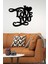- I Love You ! Metal Tablo, Duvar Dekoru - Sevgi, Sevgili, Aşk Temalı Hediyelik Tablo - 55 x 49 - cm -Siyah - Doğum Günü - Sevgililer Günü - Anneler Günü -LOVE-019 1