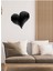 - Kalbin Ritmi Metal Tablo, Duvar Dekoru - Sevgi, Sevgili, Aşk Temalı Hediyelik Tablo - 50 x 52 - cm -Siyah - Doğum Günü - Sevgililer Günü - Anneler Günü -LOVE-033 3