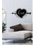 - Kalbin Hançeri Metal Tablo, Duvar Dekoru - Sevgi, Sevgili, Aşk Temalı Hediyelik Tablo - 65 x 35 - cm -Siyah - Doğum Günü - Sevgililer Günü - Anneler Günü -LOVE-106 3