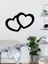 - Pofuduk Kalp Metal Tablo, Duvar Dekoru - Sevgi, Sevgili, Aşk Temalı Hediyelik Tablo - 50 x 33 - cm -Siyah - Doğum Günü - Sevgililer Günü - Anneler Günü -LOVE-042 2