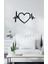 - Kalbin Ritmi Metal Tablo, Duvar Dekoru - Sevgi, Sevgili, Aşk Temalı Hediyelik Tablo - 50 x 27 - cm -Siyah - Doğum Günü - Sevgililer Günü - Anneler Günü -LOVE-071 2