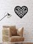 - Lovestar Metal Tablo, Duvar Dekoru - Sevgi, Sevgili, Aşk Temalı Hediyelik Tablo - 50 x 47 - cm -Siyah - Doğum Günü - Sevgililer Günü - Anneler Günü -LOVE-097 4