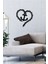 - Love Anchor Metal Tablo, Duvar Dekoru - Sevgi, Sevgili, Aşk Temalı Hediyelik Tablo - 50 x 41 - cm -Siyah - Doğum Günü - Sevgililer Günü - Anneler Günü -LOVE-132 1