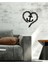 - Love Anchor Metal Tablo, Duvar Dekoru - Sevgi, Sevgili, Aşk Temalı Hediyelik Tablo - 50 x 41 - cm -Siyah - Doğum Günü - Sevgililer Günü - Anneler Günü -LOVE-132 2
