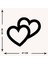 - 2heart Metal Tablo, Duvar Dekoru - Sevgi, Sevgili, Aşk Temalı Hediyelik Tablo - 47 x 40 - cm -Siyah - Doğum Günü - Sevgililer Günü - Anneler Günü -LOVE-022 5