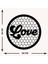 - Love Peteği Metal Tablo, Duvar Dekoru - Sevgi, Sevgili, Aşk Temalı Hediyelik Tablo - 60 x 60 - cm -Siyah - Doğum Günü - Sevgililer Günü - Anneler Günü -LOVE-091 5