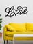 - Kalpli Love Metal Tablo, Duvar Dekoru - Sevgi, Sevgili, Aşk Temalı Hediyelik Tablo - 61 x 25 - cm -Siyah - Doğum Günü - Sevgililer Günü - Anneler Günü -LOVE-133 2