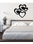- 4heart Metal Tablo, Duvar Dekoru - Sevgi, Sevgili, Aşk Temalı Hediyelik Tablo - 52 x 51 - cm -Siyah - Doğum Günü - Sevgililer Günü - Anneler Günü -LOVE-035 2
