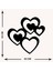 - 4heart Metal Tablo, Duvar Dekoru - Sevgi, Sevgili, Aşk Temalı Hediyelik Tablo - 52 x 51 - cm -Siyah - Doğum Günü - Sevgililer Günü - Anneler Günü -LOVE-035 5