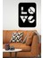 - Kalpli Love Metal Tablo, Duvar Dekoru - Sevgi, Sevgili, Aşk Temalı Hediyelik Tablo - 60 x 43 - cm -Siyah - Doğum Günü - Sevgililer Günü - Anneler Günü -LOVE-058 4
