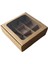 Asetat Pencereli Karton Kutu 15 x 15 x 5 cm 9 Bölmeli Kutu (10 Adet) Kraft 1