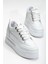 Granes Kadın Beyaz Gizli Topuk Sneaker 2