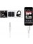 Lightning To 3.5 mm Aux Iphone Için Audio Kablo Araç Içi Uyumlu Aux Kablosu Beyaz 5