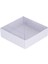 Asetat Kutu Altı Karton 7 x 7 x 2.2 cm (50 Adet) Beyaz 1