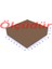 Asetat Kutu Altı Karton 7 x 7 x 2.2 cm (50 Adet) Kraft 2