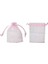 Kına Çerez Kesesi Organze Taşlı 9 x 12 cm (50 Adet) Pembe 1