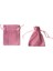 Kına Çerez Kesesi Çuval Naturel Büyük 12 x 17 cm (20 Adet) Pembe 1