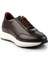 Kahve Antik Deri Erkek Sneaker E01600512441 3