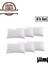 6'lı Set Yastık Koruyucu, Tela Kapitoneli Yastık Alezi, 50 x 70 cm 1