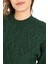 Saç Örgü Triko Kazak-Yeşil 5