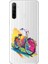 Realme C3 Uyumlu Renkli Bisiklet Desenli Silikon Kılıf 1